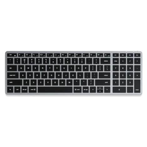 Satechi SLIM X2 Slim Bluetooth Wireless Keyboard + Num. Keypad US vesmírne šedý