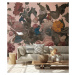 WALLCOLORS Dragonfly Garden Pink Wallpaper - tapeta POVRCH: Prowall Canvas