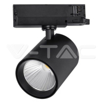 35W LED Tracklight hliníkové 4000K čierne VT-4235 (V-TAC)