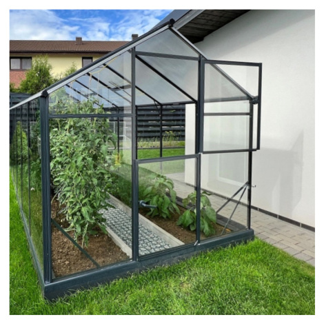 Gampre Sanus Hybrid L-5 2,2 x 2,2 m sklo + polykarbonát antracit 9-L-STPC-U/2200/7016