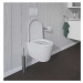 DURAVIT - ME by Starck Závesné WC, Rimless, s HygieneGlaze, alpská biela 2530092000