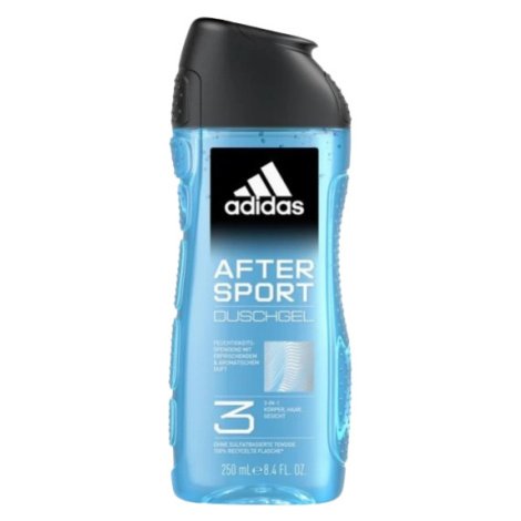 ADIDAS After Sport 3in1 sprchový gél na telo, vlasy a pleť pre mužov 250 ml