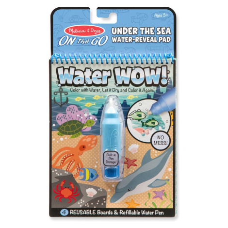 Omaľovánky s vodou Magické pero Vodný svet WATER WOW Melissa and Doug od 3 rokov