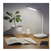 LED stolová lampa LILY biela