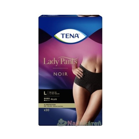 Tena Lady Pants PLUS NOIR LARGE 30 ks