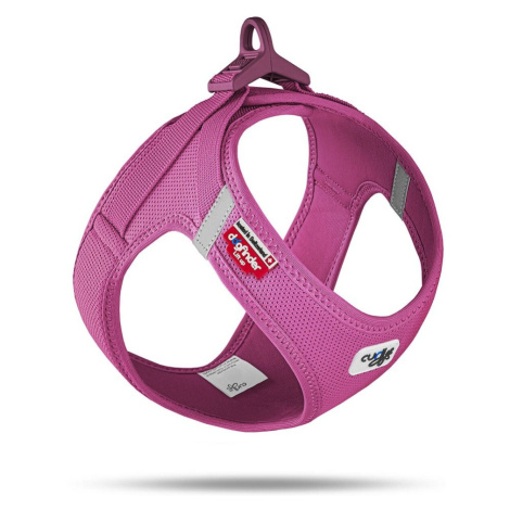 CURLI Postroj pre psov so sponou Air-Mesh Fuchsia M, 6-9 kg