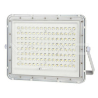 20W LED solárny reflektor 4000K vymeniteľná batéria 3m drôt biely 1800lm VT-180W (V-TAC)