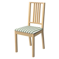 Dekoria Poťah na stoličku Börje, zelené a biele pruhy (1,5 cm), poťah na stoličku Börje, Quadro,