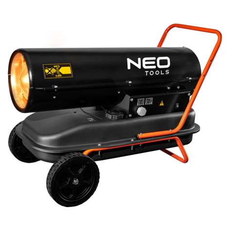 NEO TOOLS Olejový ohrievač 30kW, nádrž 38l, kolesá 90-081