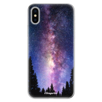 Odolné silikónové puzdro iSaprio - Milky Way 11 - iPhone X