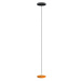 Oranžové LED závesné svietidlo s kovovým tienidlom ø 15 cm Asteria Micro – UMAGE