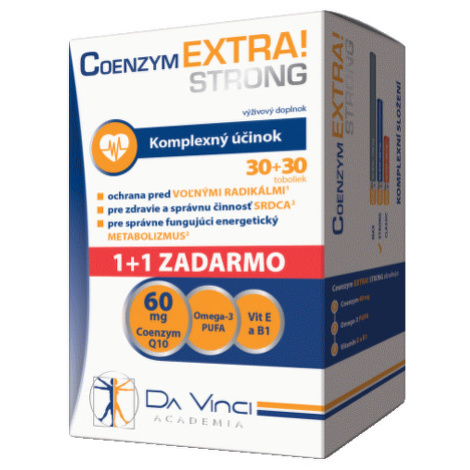 DA VINCI Coenzym extra strong 60 mg 30 + 30 kapsúl ZADARMO