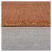 Kusový ručně tkaný koberec Tuscany Textured Wool Border Orange - 160x230 cm Flair Rugs koberce