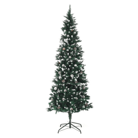 Vianočný stromček so šiškami, posnežený, 210cm, CHRISTMAS TYP 2 Tempo Kondela