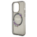 Guess PC/TPU Flowers Ring Glossy Kryt s MagSafe pre iPhone 14 Pro, Čierny