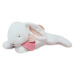 Doudou Plyšový králik s tmavo ružovým brmbolcom 65 cm