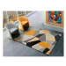 Oranžovo-sivý koberec Universal Gladys Sarro, 160 × 230 cm