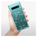 Odolné silikónové puzdro iSaprio - Fancy - white - Samsung Galaxy S10