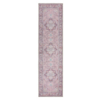 Svetločervený umývateľný behúň s prímesou recyklovaných vlákien 60x230 cm Windsor – Flair Rugs