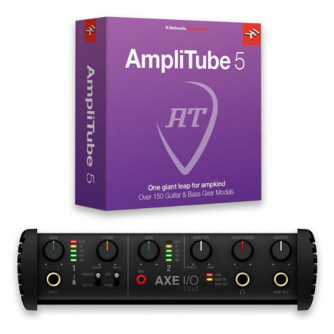 IK Multimedia AXE I/O Solo + AmpliTube 5 + TONEX Bundle