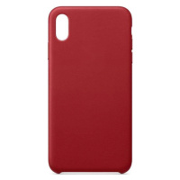 Plastové puzdro na Apple iPhone 12 Pro Max ECO Leather červené