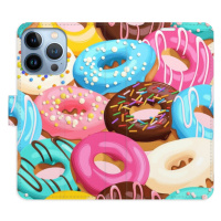 Flipové puzdro iSaprio - Donuts Pattern 02 - iPhone 13 Pro