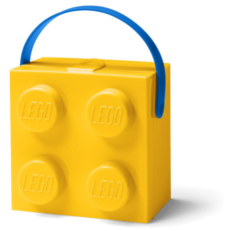 LEGO® box s rukoväťou - žltá