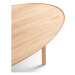 Konferenčný stolík z dubového dreva v prírodnej farbe 65x120 cm Mu - Gazzda