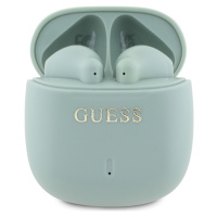 Guess Printed Classic Logo TWS Bezdrôtové slúchadlá, Zelené