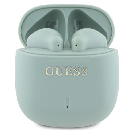 Guess Printed Classic Logo TWS Bezdrôtové slúchadlá, Zelené