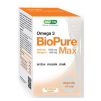 BIOPURE Max Omega 3, 60 mäkkých kapsúl