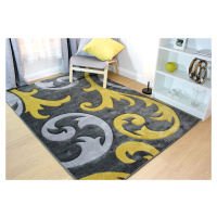 Kusový koberec Hand Carved Elude Ochre - 200x290 cm Flair Rugs koberce