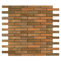Kamenná mozaika Premium Mosaic Stone oranžová 30x30 cm mat STMOS1575ORW