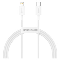 Kábel Baseus Superior Series Cable USB-C to Lightning, 20W, PD, 1m (white) (6953156205314)