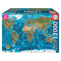 Puzzle Wonders of the World Educa 12000 dielov od 11 rokov