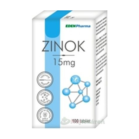 EdenPharma Zinok 15 mg 100 tabliet