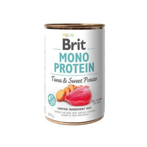 Brit Dog cons Mono Protein Tuna & Sweet Potato 400g + Množstevná zľava zľava 15%