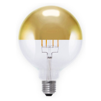 Zrkadlová LED žiarovka E27 7 W zlatá