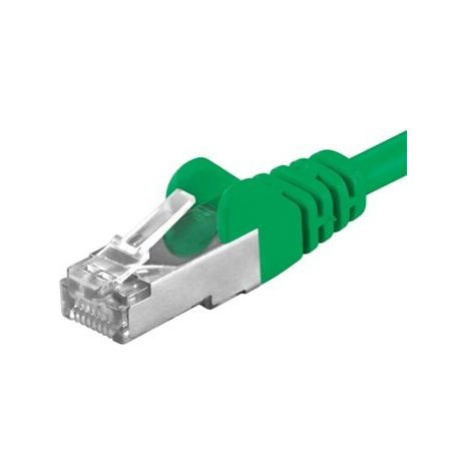 Premiumcord Patch kábel CAT 6a S-FTP RJ45-RJ45 AWG 26/7 10m zelený