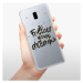 Odolné silikónové puzdro iSaprio - Follow Your Dreams - black - Samsung Galaxy J6+