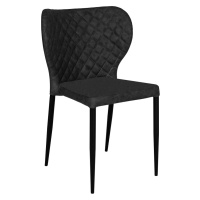 Norddan 28542 Dizajnová jedálenská stolička Landers čierna