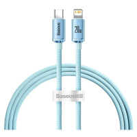 Kábel Baseus Crystal Shine USB-C to iP Cable, 20W, 1.2m (Blue)