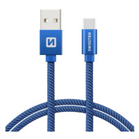 Kábel SWISSTEN 71521208 USB/USB-C 1,2m Blue