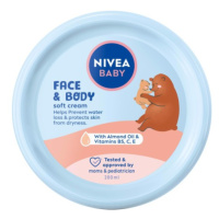 NIVEA BABY Hydratačný Soft krém na tvár a telo 200ml