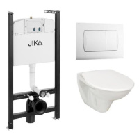 Cenovo zvýhodnený závesný WC set Jika do ľahkých stien / predstenová montáž + WC Jika Nila KMPLJ