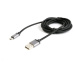 Kabel CABLEXPERT CCB-mUSB2B-AMBM-6 USB A Male/Micro B Male 2.0, 1,8m, opletený, černý, blister