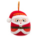 Textilná vianočná ozdoba ø 10 cm Santa Nick – SQUISHMALLOWS