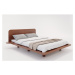 Hnedá dvojlôžková posteľ z bukového dreva 180x200 cm Japandic - Skandica
