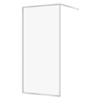 Cersanit Larga, Walk-In sprchová zástena 100x200 cm, 8mm priehľadné sklo, chrómový profil, S932-