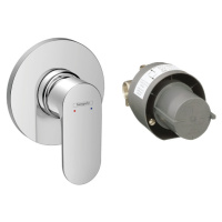 Hansgrohe Rebris S, sprchová batéria pod omietku, súprava s telesom, chrómová, HAN-72648000